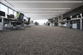 Associated Weavers, Koberec metráž Medusa 40, na mieru, šíře 4m, hnedá, ab (mriežka), chodba / predsieň