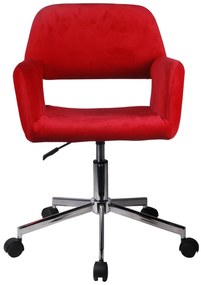 Kancelárska stolička Odalis (červená). Vlastná spoľahlivá doprava až k Vám domov. 1069468