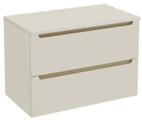 Kúpeľňová skrinka s krycou doskou Naturel Stilla 80x60x45 cm kašmír mat STILLADK08057D, 1 ks