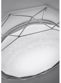 LED Stropné svietidlo SVEN LED/24W/230V pr. 43 cm lesklý chróm