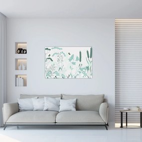 Obraz - Lúka vektor (90x60 cm)