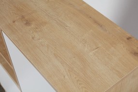 Komoda Tuvantille 42 (dub zafírový + biela). Akcia -16%. Vlastná spoľahlivá doprava až k Vám domov. 1127519