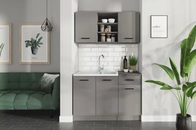 Malá kuchyňa JANKA 120, antracit