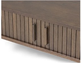Dizajnový konferenčný stolík Palomino 120 cm tmavohnedý dub