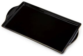 Keramická sada šálok s karafou a podnosom KENDI čierna