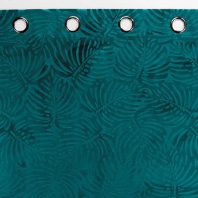 Modrý zamatový záves 140x240 cm Analia – douceur d'intérieur