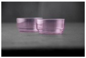 Ružové sklenené misky v súprave 2 ks 500 ml Torino – Lyngby Glas