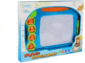 LEAN Toys Magnetická tabuľa na kreslenie s geometrickými pečiatkami