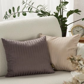 SATÉNOVÁ OBLIEČKA NA VANKÚŠ VERA 40X40 CM SIVÁ