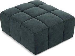 Modrá zamatová podnožka Aloha – Makamii