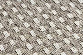 Koberec / Behúň šnúrkový SIZAL BOHO 39003363 Línie, béžový