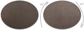 Koberec ETON PLUS mocca / hnedý kruh