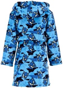 Detský župan s kapucňou Ježko Sonic, EU 98 Svetlo modrá