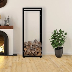 Stojan na drevo Keri V2 25x60x150, čierna