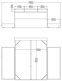 Dvojlôžková posteľ v dekore duba s úložným priestorom bez roštu 160x200 cm v prírodnej farbe Ikast – Tvilum