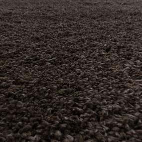 Ayyildiz Kusový koberec FLUFFY 3500, Hnedá Rozmer koberca: 140 x 200 cm