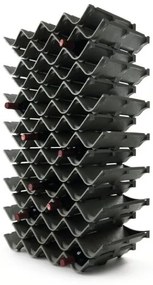 Zig-Zag Lasentiu 12 x Regál na víno Zig-Zag, kapacita fliaš: 48
