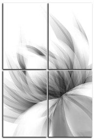 Obraz na plátne - Elegantný kvet - obdĺžnik 7147QD (120x80 cm)