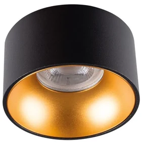 Kanlux 27575 - Podhľadové svietidlo MINI RITI 1xGU10/25W/230V čierna/zlatá KX2420