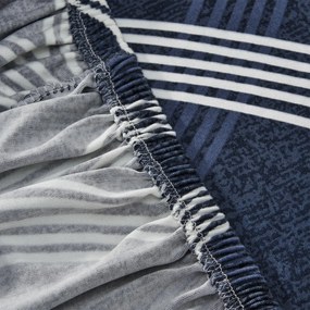 4Home Napínací poťah na stoličku Elegant modrá, 45-50 cm, súprava 2 ks