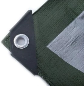 Bestent Krycia plachta zeleno - strieborná 3x7 m 130 g/m2.