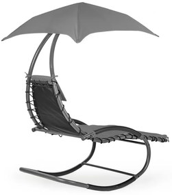 ZÁHRADNÉ HOJDACIE KRESLO MOLLY ŠEDÉ