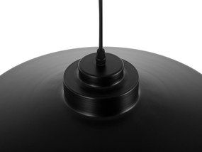 Závesné kovové svietidlo čierne CARDENER Beliani