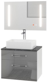 Kúpeľňový nábytok Euphoria EUP P 60/0/W/S/0/BK/MB