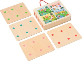 Vilac Drevené puzzle - 4 ročné obdobia