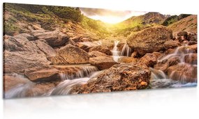 Obraz vysokohorské vodopády Varianta: 120x60