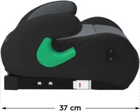 Detský podsedák do auta Cabby 35 sivý