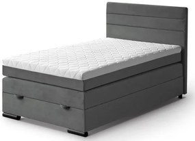 Kontinentálna boxspring posteľ LORA 200x120, béžová (mono 232)
