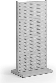 Perforovaný stojan, obojstranný, 8x panel na náradie, 960 x 640 x 1964 mm
