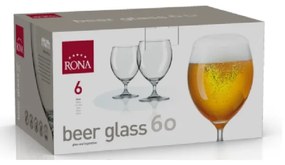 Rona Poháre na pivo UNIVERSAL 600 ml, 6 ks