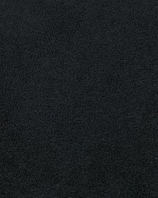Buklé kreslo čierne LOVIISA Beliani