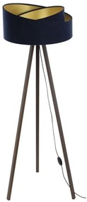 Stojacia lampa GALAXY 1xE27/60W/230V modrá/hnedá