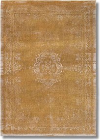 Veľký horčicový vintage koberec s ošúchaným vzhľadom Medallion Saffron 9145 – 170x240