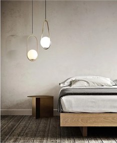 Toolight - Stropné svietidlo 1xE27 60W APP472-1CP, zlatá, OSW-00650