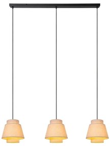 Lucide 21435/03/38 - Luster na lanku TRIBUTE 3xE27/40W/230V krémová
