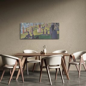 Obraz - Georges Seurat, A Sunday on La Grande Jatte, reprodukcia (120x50 cm)