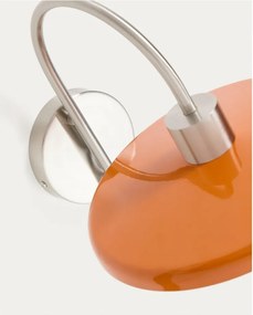 Oranžové nástenné svietidlo ø 27 cm Nuvira – Kave Home