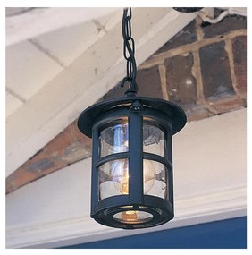 Elstead BL21B-BLACK - Vonkajší luster HEREFORD 1xE27/100W/230V IP43