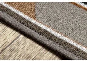 Protišmykový behúň MALIS geometrický, béžový - Výpredaj