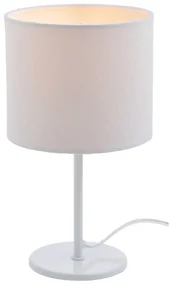 ACA DECOR Stolová lampa ARIOSO max. 40W/E14/230V/IP20, biela
