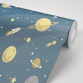 Samolepiaca tapeta neobyčajný výlet vo vesmíre - 150x100