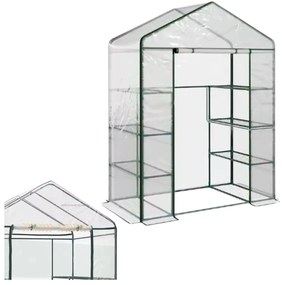 Lean Mini záhradný skleník s fóliou 195 x 143 x 73 cm