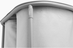 Svetlosivý látkový kôš na bielizeň 2x40 l Duo – Joseph Joseph