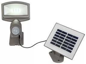 LUTEC Vonkajšie solárne LED nástenné osvetlenie s čidlom SUNSHINE, 3,2 W, denná biela, IP44