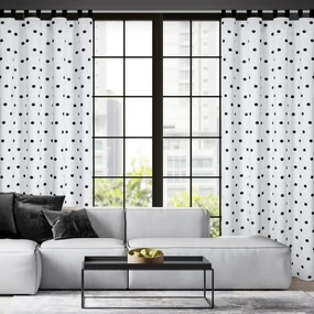 ZATEMŇOVACÍ ZÁVES NA PÚTKACH BUSA 140X270 CM VZOROVANÁ