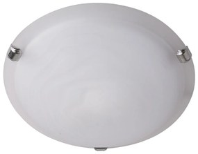 CLX Nástenné / stropné osvetlenie ANNIBALE, 1xE27, 60W, 30cm, okrúhle, biele